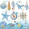 15PCS Summer Ocean Diamond Painting Keychains – 5D DIY Sea Animal Diamond Art Keyrings for Beach Party Crafts, Gifts, and Home Décor